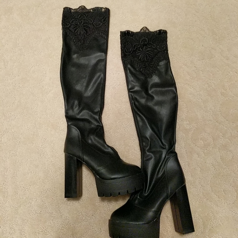 Over the knee boots